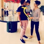 Allu Arjun Sneha Reddy Son Allu Ayaan Latest New HD Photos