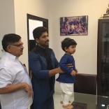 Allu Arjun Sneha Reddy Son Allu Ayaan Latest New HD Photos