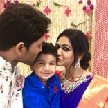 Allu Arjun Sneha Reddy Son Allu Ayaan Latest New HD Photos