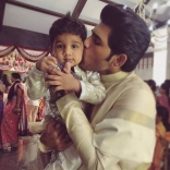 Allu Arjun Sneha Reddy Son Allu Ayaan Latest New HD Photos