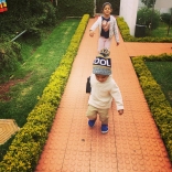 Allu Arjun Sneha Reddy Son Allu Ayaan Latest New HD Photos