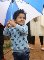 Allu Arjun Sneha Reddy Son Allu Ayaan Latest New HD Photos