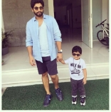 Allu Arjun Sneha Reddy Son Allu Ayaan Latest New HD Photos