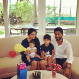 Allu Arjun Sneha Reddy Son Allu Ayaan Latest New HD Photos