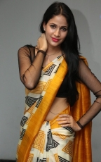 Lavanya Tripathi Yellow Saree Photos at Ala Ela Audio Launch