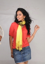 Rakul Preet Singh Photo Shoot Stills in Red T-Shirt and Shorts