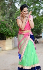 Anchor Anasuya Latest Half Saree Stills