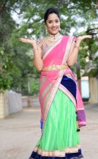 Anchor Anasuya Latest Half Saree Stills