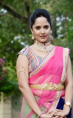 Anchor Anasuya Latest Half Saree Stills