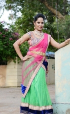 Anchor Anasuya Latest Half Saree Stills