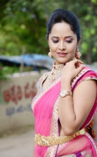 Anchor Anasuya Latest Half Saree Stills