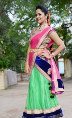 Anchor Anasuya Latest Half Saree Stills