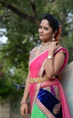 Anchor Anasuya Latest Half Saree Stills