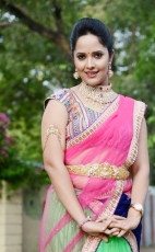 Anchor Anasuya Latest Half Saree Stills