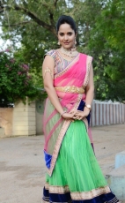 Anchor Anasuya Latest Half Saree Stills