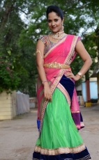 Anchor Anasuya Latest Half Saree Stills