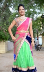 Anchor Anasuya Latest Half Saree Stills