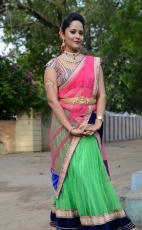 Anchor Anasuya Latest Half Saree Stills