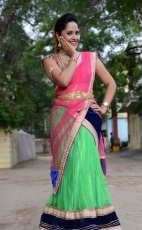 Anchor Anasuya Latest Half Saree Stills