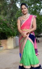 Anchor Anasuya Latest Half Saree Stills