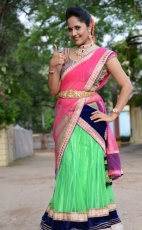 Anchor Anasuya Latest Half Saree Stills