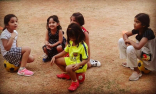 Mahesh Babu’s Daughter Sitara Ghattamaneni Playing Football New Latest Photos