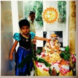 Mahesh Babu Daughter Sitara Ghattamaneni Vinayaka Chaviti Celebrations