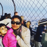 Mahesh Babus Daughter Sitara Ghattamaneni Photos at Eiffel Tower