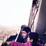 Mahesh Babus Daughter Sitara Ghattamaneni Photos at Eiffel Tower