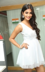 Pooja Hegde Latest White Frock Skirt Photos