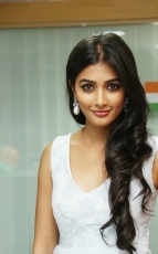 Pooja Hegde Latest White Frock Skirt Photos