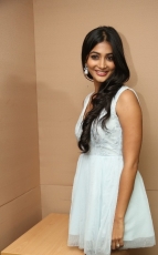 Pooja Hegde Latest White Frock Skirt Photos