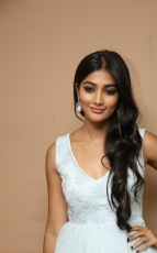 Pooja Hegde Latest White Frock Skirt Photos