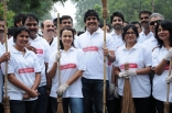 Nagarjuna Akkineni Family Joins Swachh Bharat Photos