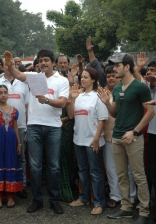 Nagarjuna Akkineni Family Joins Swachh Bharat Photos