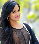 Anasuya Latest HD Photo Shoot Photos in Black Dress Stills