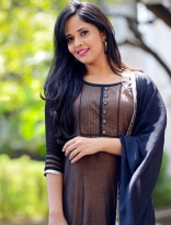 Anasuya Latest HD Photo Shoot Photos in Black Dress Stills