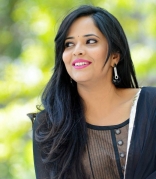 Anasuya Latest HD Photo Shoot Photos in Black Dress Stills