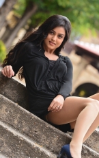 Mishti Chakraborty Actress Latest Hot Photo Shoot Stills Photos in Black Dress