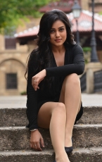 Mishti Chakraborty Actress Latest Hot Photo Shoot Stills Photos in Black Dress