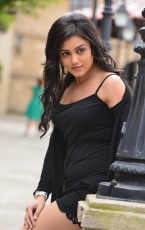 Mishti Chakraborty Actress Latest Hot Photo Shoot Stills Photos in Black Dress