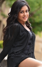 Mishti Chakraborty Actress Latest Hot Photo Shoot Stills Photos in Black Dress