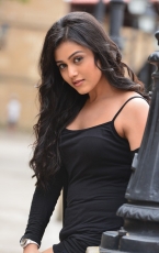 Mishti Chakraborty Actress Latest Hot Photo Shoot Stills Photos in Black Dress