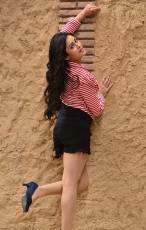 Mishti Chakraborty Latest Hot Stills in Red Top Black Skirt Photos