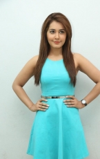 Rashi Khanna Latest Photoshoot in Sky Blue Frock Dress HD Photos