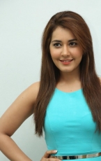 Rashi Khanna Latest HOT Photoshoot in Sky Blue Frock Dress HD Photos