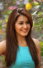 Rashi Khanna Latest HOT Photoshoot in Sky Blue Frock Dress HD Photos