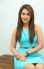 Rashi Khanna Latest HOT Photoshoot in Sky Blue Frock Dress HD Photos