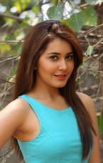 Rashi Khanna Latest Photoshoot in Sky Blue Frock Dress HD Photos