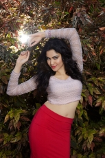 Adah Sharma New Photo Shoot HD Photos in Red and Yellow dress in Beach